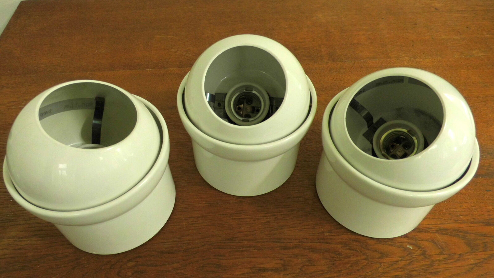 3 wall lamps Lumiance eyeball spots