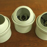 3 wall lamps Lumiance eyeball spots