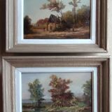 Pair of old paintings