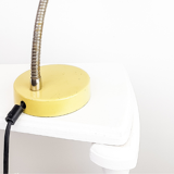 Articulated desk lamp in yellow metal