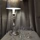 Suite of 4 glasses of red wine in crystal daum model orval