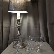 Suite de 4 verres a vin rouge en cristal daum modele orval