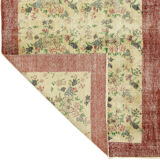 Anatolian handmade vintage rug 203 cm x 117 cm