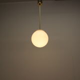 Suspension en verre du milieu du siècle, années 1970