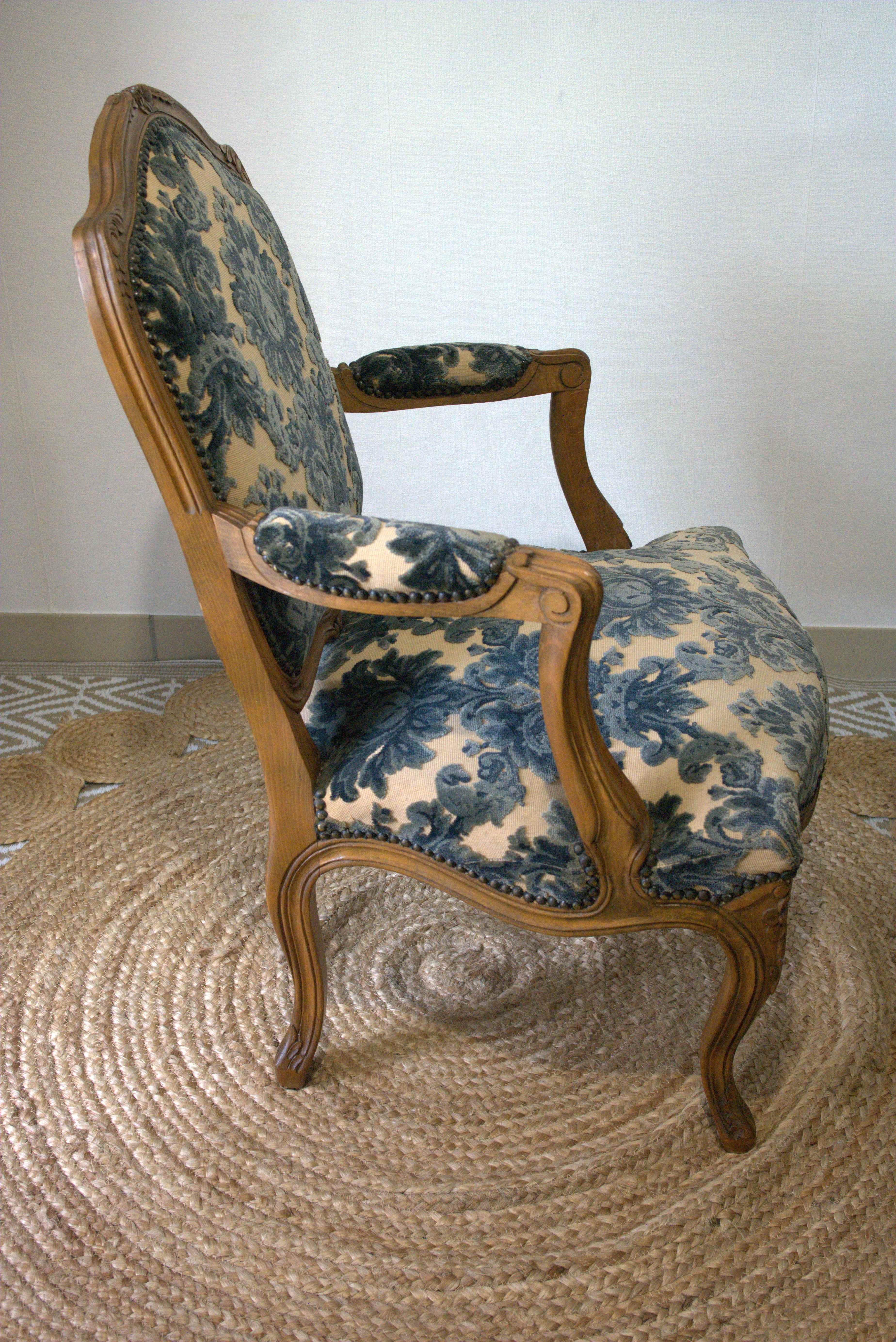 Pair of Louis XV style chairs