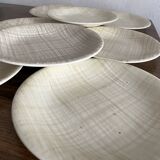 Dessert plates Salins France 50s-60s