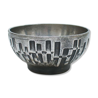 Olav Joa brutalist bowl made of cast steel