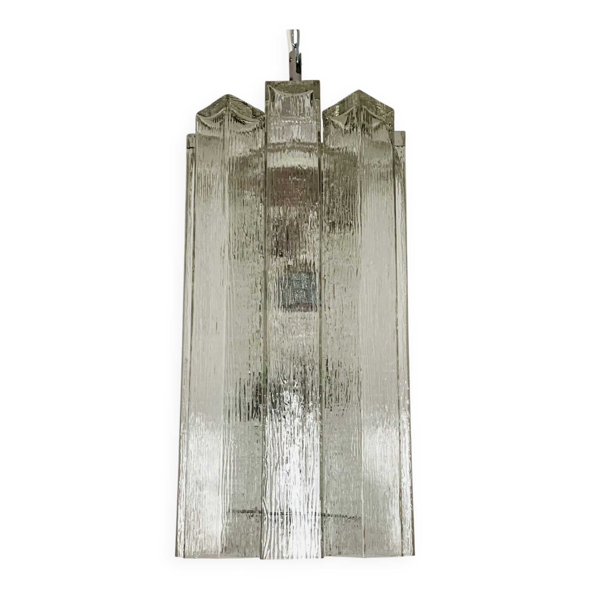 Large Crystal Glass Chandelier by Doria