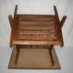 Table basse ; range disques ; revues style scandinave des années 50