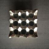 Scandinavian 9-hole brass ashtray 1970/1980