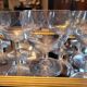 8 verres ballon ciselés – années 608 verres ballon ciselés – années 60