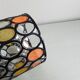 Paire d'appliques murales vintage globes à facettes