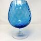 Empoli blue glass vase