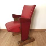Vintage theatre armchair 40
