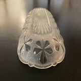 1 Elongated molded glass cup