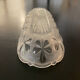 1 Elongated molded glass cup