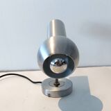 Adjustable wall lamp in brushed aluminum 1960/70