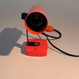 Applique Targetti Sankey orange 1960/1970.