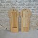 Pair of Adrian Reed wooden folding stools, 70s