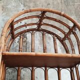 Vintage bamboo shelf