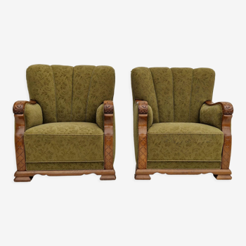 Pair of vintage Danish armchairs, 1950