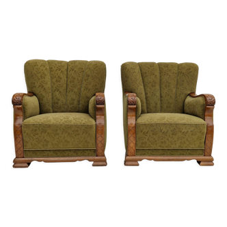 Pair of vintage Danish armchairs, 1950