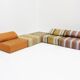Roche Bobois Voyage Immobile modular lounge sofa set of 5