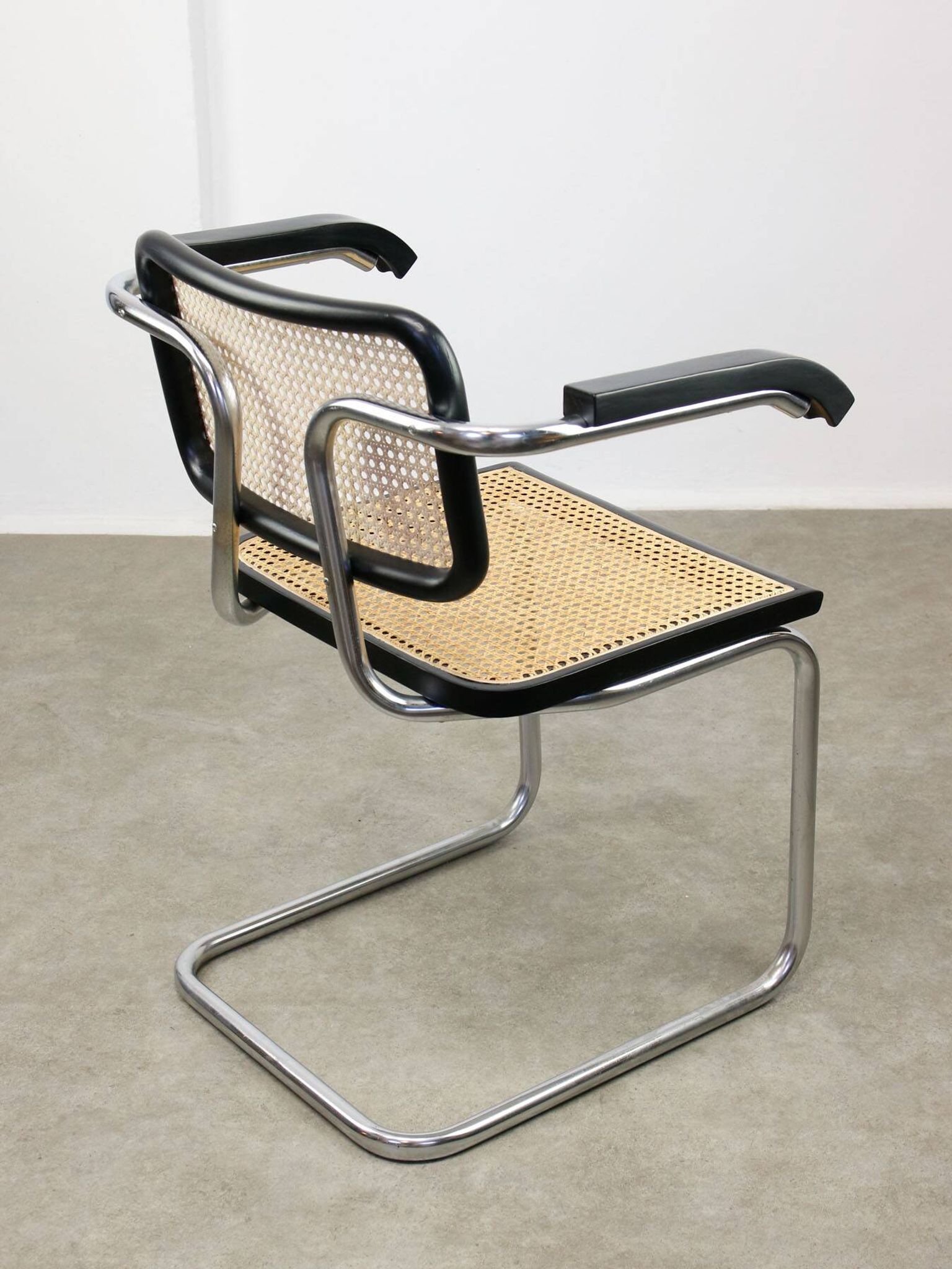 Fauteuil vintage Cesca B64 par Marcel Breuer