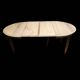 Oval extendable table in Louis XVI style – Renovated solid walnut