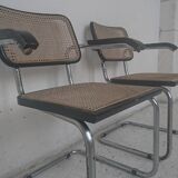 Pair of chairs Cesca B64 by Marcel Breuer