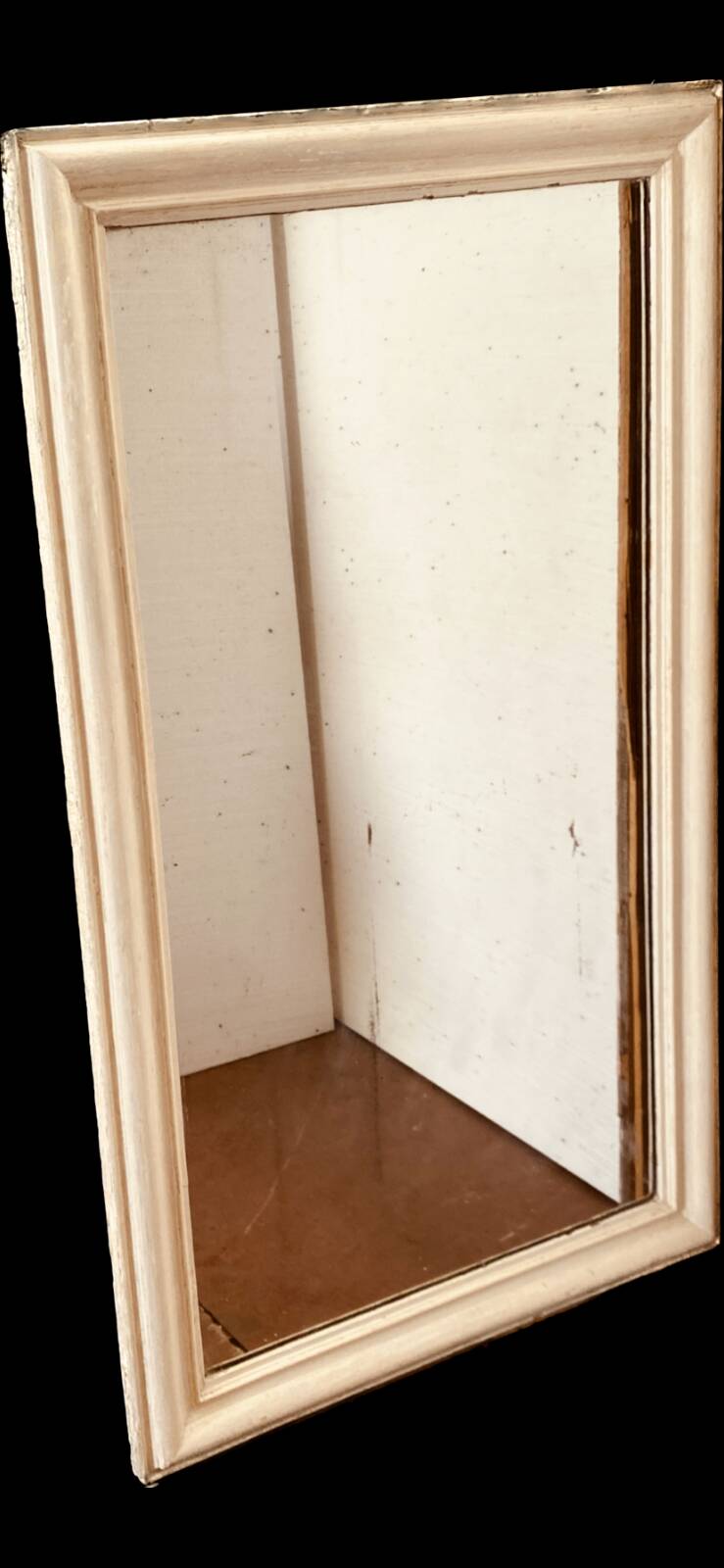 Louis Philippe mirror in wood and patinated stucco 19th century