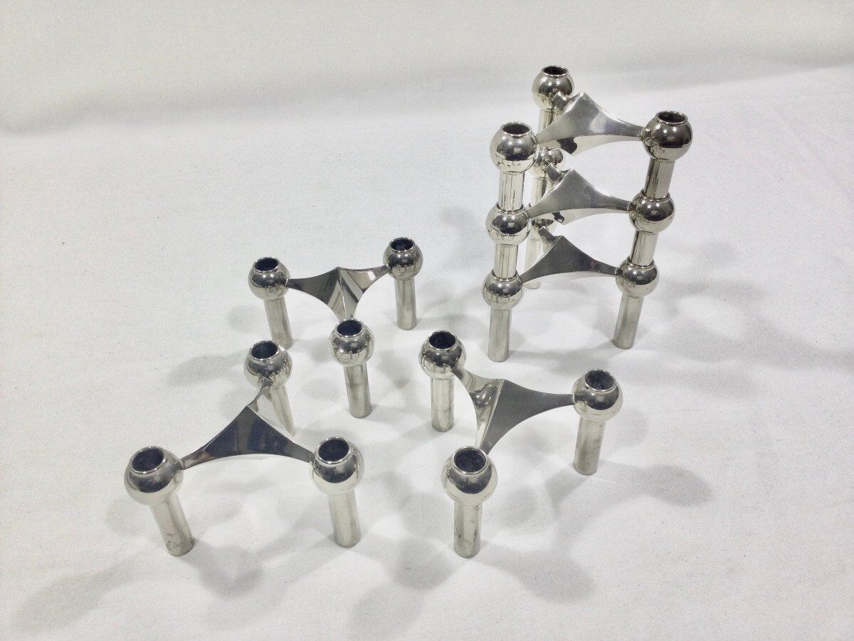 Hans Nagel And Werner Stoff - 6 Stackable Candle holdersflag