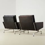 Poul Kjaerholm Early Pair of PK31 Chairs for E. Kold Christensen 1958