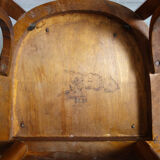 Vintage red skaï bistro chair