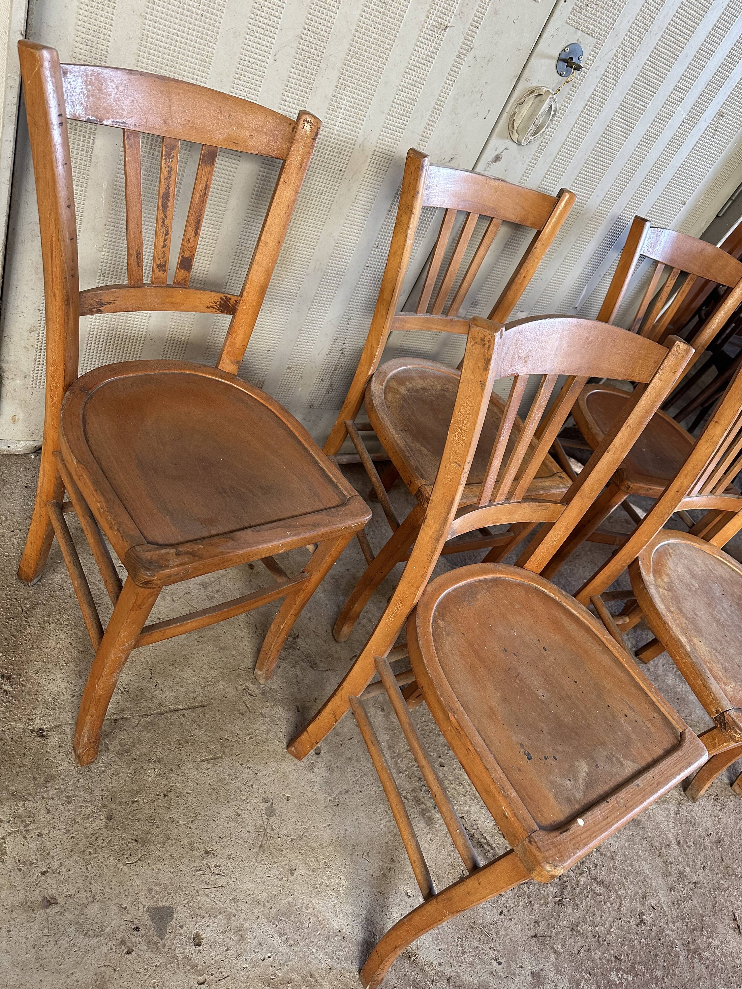 Lot 6 bistro chairs luterma