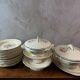 Hand painted Gien service