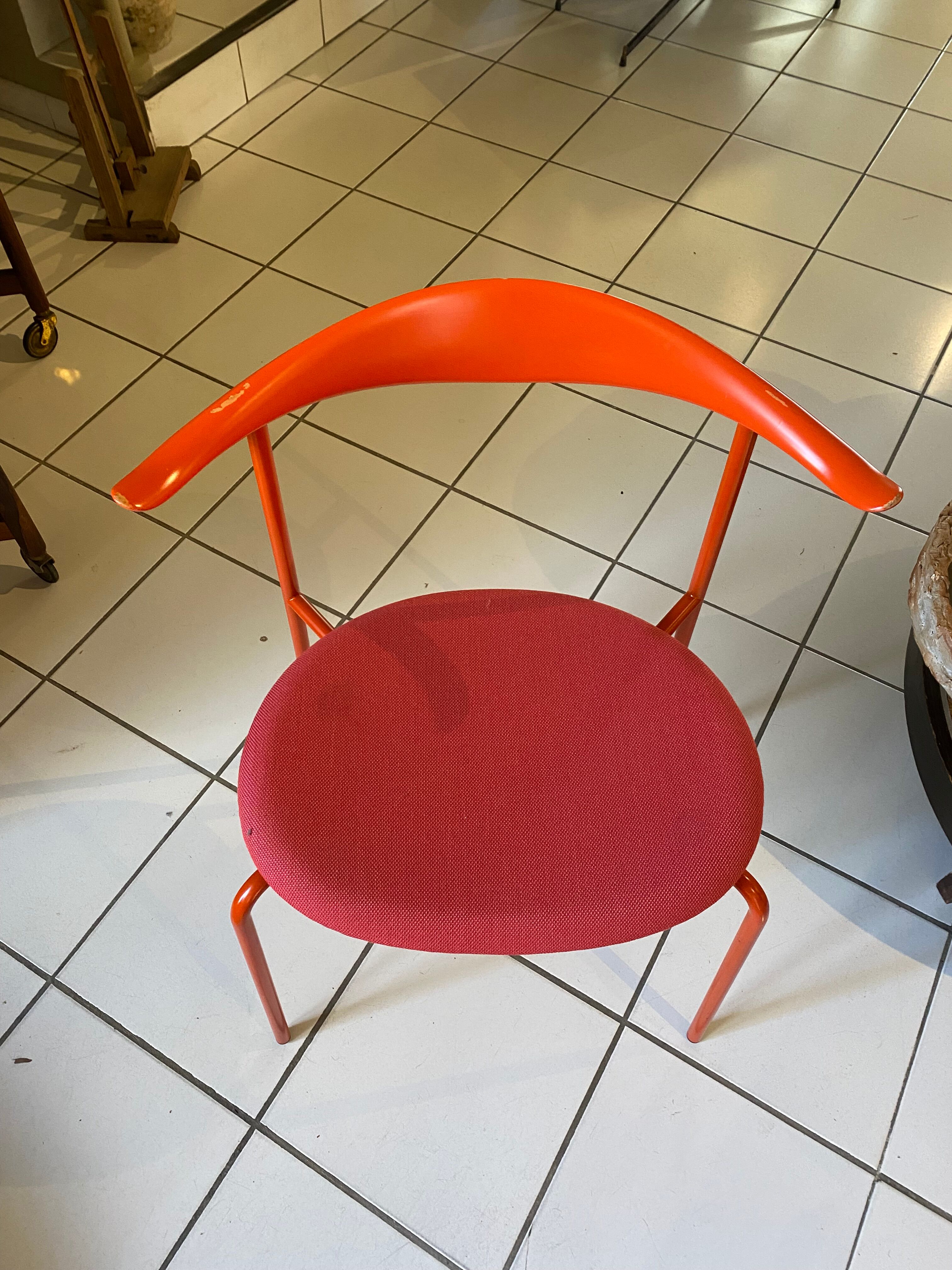 Red Carl Hansen chair