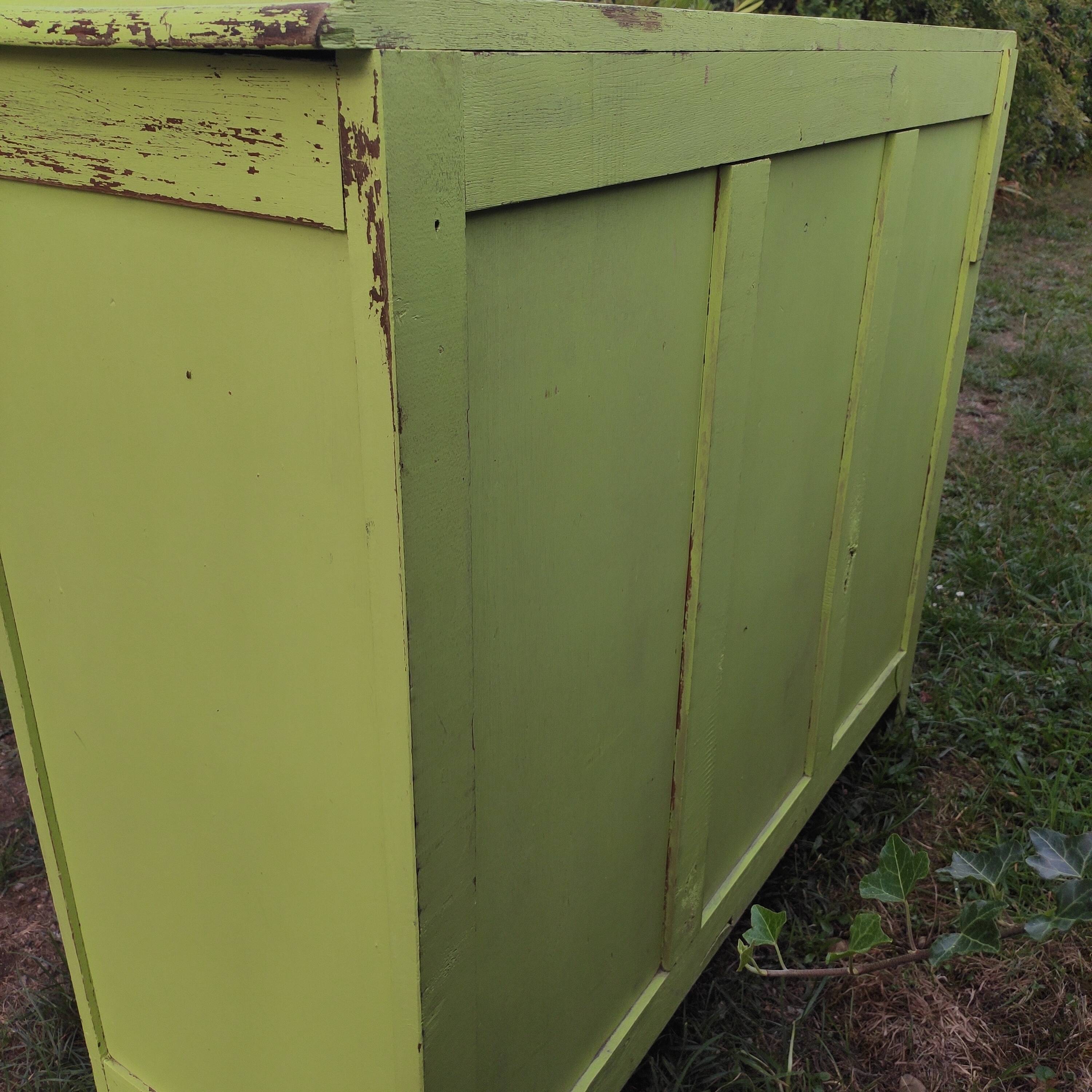 Old Parisian buffet with patina