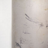 Pair of burnished aluminum lamps Italy 50s