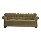 1960s, Danish 3 seater sofa, original very good condition, cotton/wool fabric.