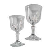 12 vintage stemmed glasses in Arques crystal