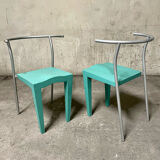 Pair of Dr. Glob chair by Starck for kartell in the 1990s