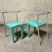 Pair of Dr. Glob chair by Starck for kartell in the 1990s