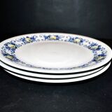 Set of 3 Villeroy & Boch vintage CADIZ porcelain dinner plates, 1970s