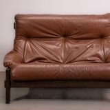 Canapé et fauteuil brutalistes hollandais conçus par Gerard Van den Berg pour Montis, vers 1980