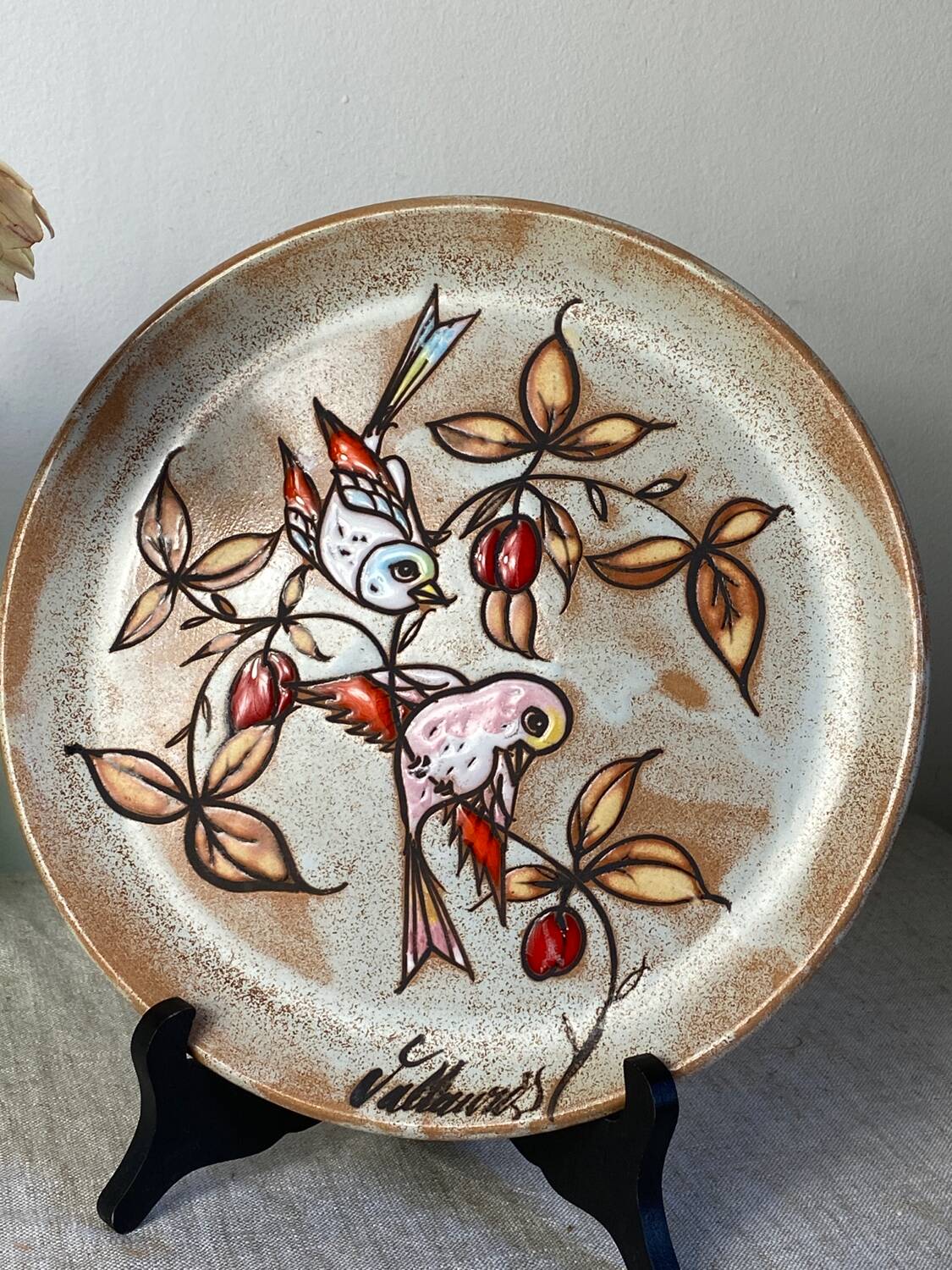 Vallauris ceramic plate