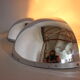 1930s pair of bauhaus chrome plated wall lamps/scones, czechoslovakia