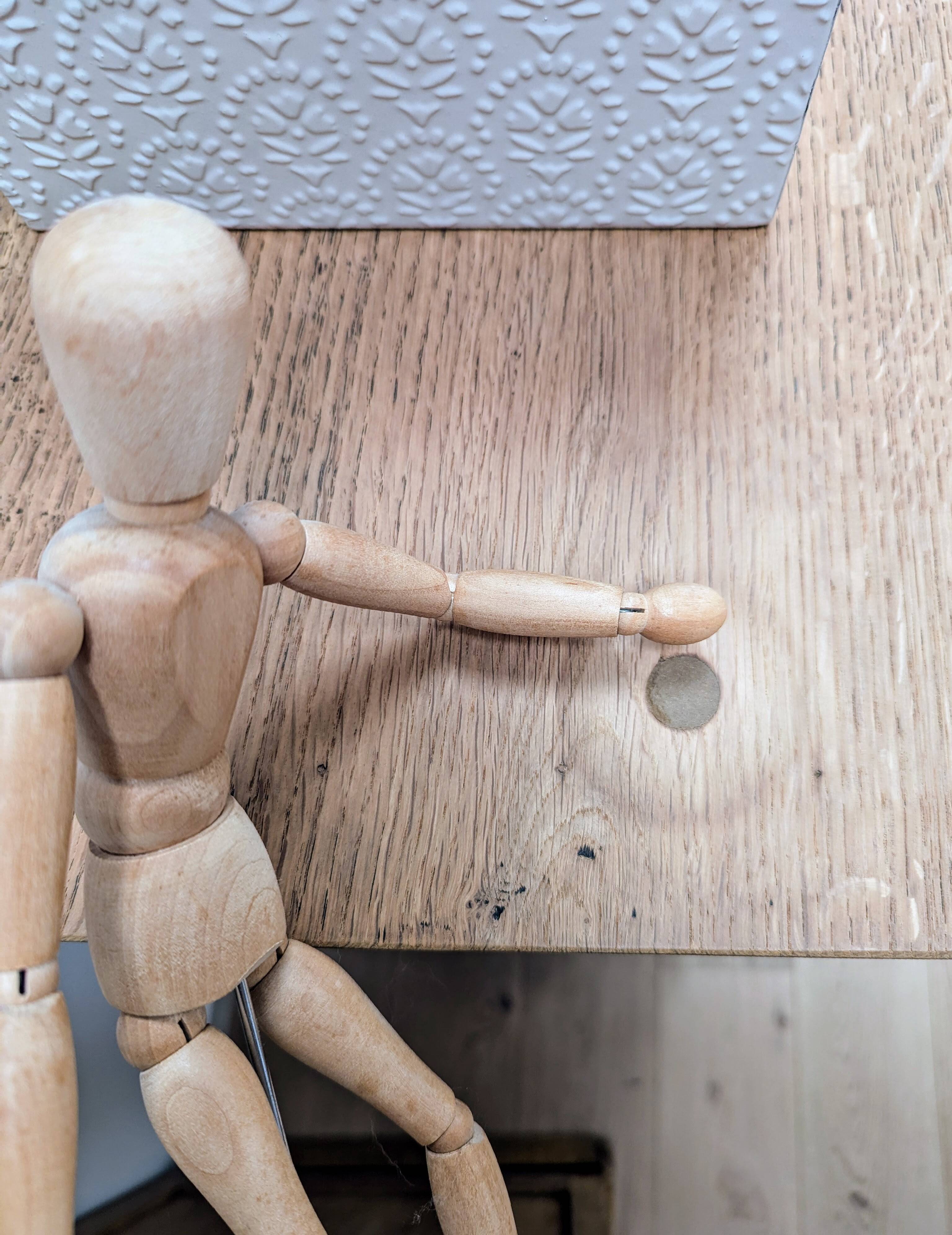 Art Nouveau wood sideboard