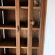 Armoire en verre en bois clair, années 1940