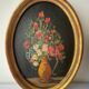 Duo de tableaux  «bouquet de fleurs »